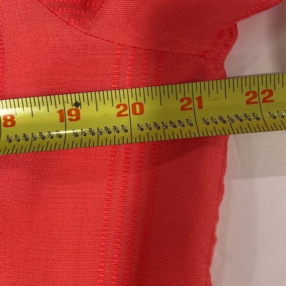 Fever coral pink 3/4 sleeves lightweight blouse top size M - Picture 9 of 11